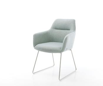 Jedálenská stolička Pejo-Flex mint base tenká nerezová oceľ