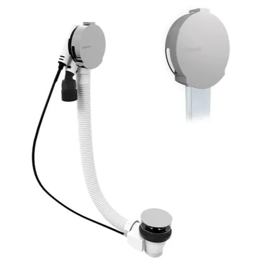 Polysan Marble vaňový automat chróm abs/mosadz 11052