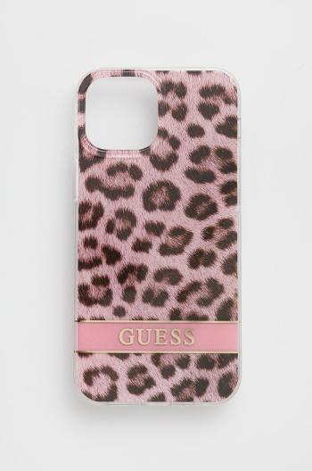 Puzdro na mobil Guess Iphone 13 Mini 5,4'' ružová farba