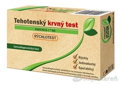 VITAMIN STATION Tehotenský test BABYCHECK-1 WB, 1x1set