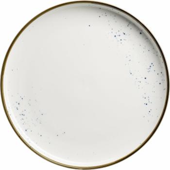 Mäser Plytký tanier Pintar White modré bodky 27 cm
