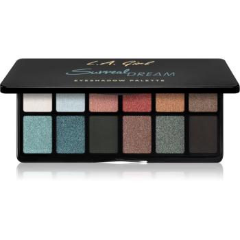 L.A. Girl Cosmetics Fanatic paletka očných tieňov odtieň Surreal Dream 12x1 g