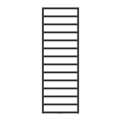 HOPA Perth kombinovaný radiátor 120x60 cm čierny matný RADPER601231SP