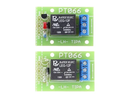 Stavebnica TIPA PT066A Relé doska so spínacím tranzistorom a LED