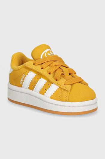 Detské tenisky adidas Originals CAMPUS 00s CF EL žltá farba, JH6325
