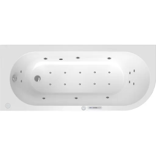 Masážna vaňa SIKO Rajka 170x72,5 cm LUXUS akrylát ľavá SIKOHMLRAJ170L