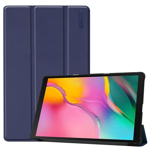 ENKAY Flipové puzdro Samsung Galaxy Tab A 10.1 2019 (T515/T510) modré (dark)