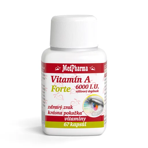 MedPharma Vitamín A 6000 I.U. Forte 67 kapsúl