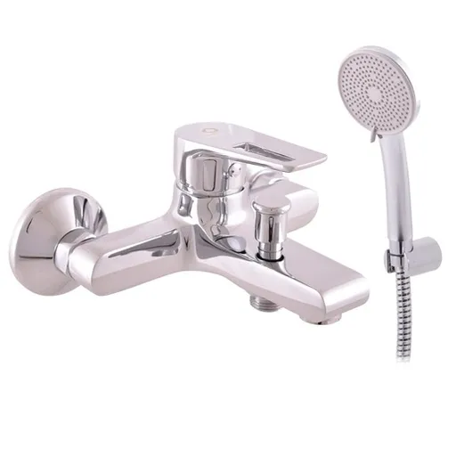 Vaňová batéria RAV Slezák COLORADO so sprchovacím setom 150 mm chróm CO254.5/1