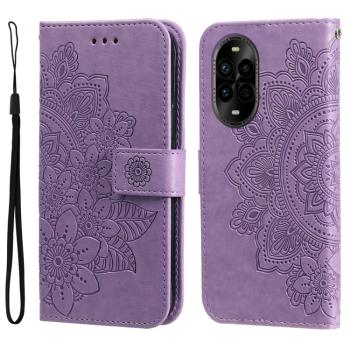 ART MANDALA Peňaženkový obal pre Huawei Nova 13 Pro fialový