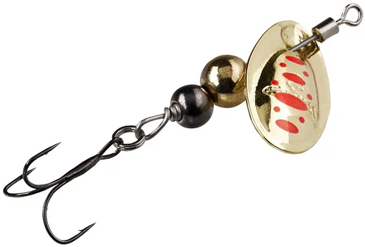 Gunki rotačka dots spotted 2h full gold-red - veľkosť 2 hmotnosť 3,8 g