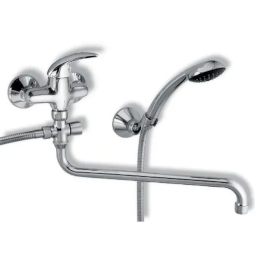 Vaňová batéria Novaservis Metalia 55 so sprchovacím setom 150 mm chróm 55071.0