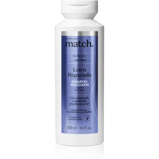 oBoticário Match. Blonde Repair regeneračný šampón pre blond vlasy 300 ml