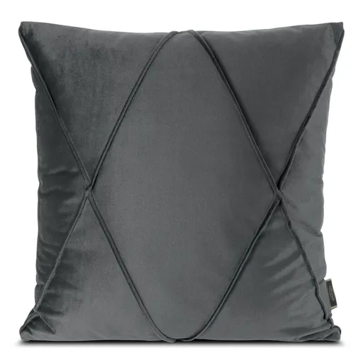 ArtFir Obliečka na vankúš NALA 1 | tmavosivá 45 x 45 cm