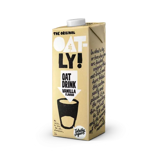 OATLY Ovsený nápoj s vanilkovou príchuťou 1 liter