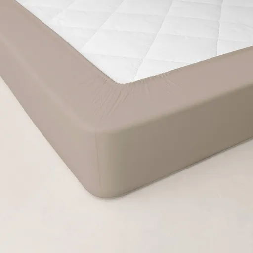 Jednofarebná perkálová napínacia plachta, hĺbka rohov 40 cm