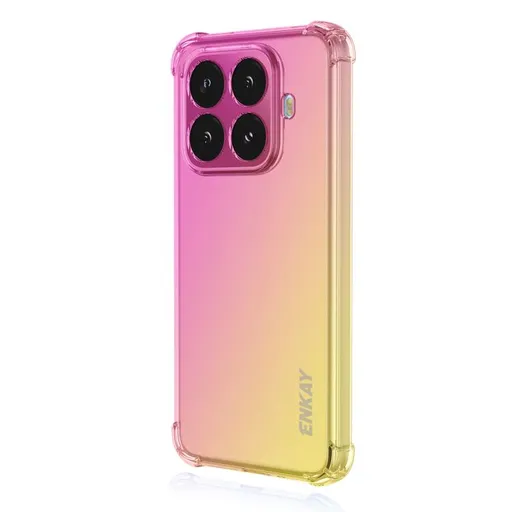 ENKAY GRADIENT Ochranný kryt pre Xiaomi 15T Pro PINK GOLD