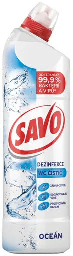 SAVO - Dezinfekčný a čistiaci prostriedok na WC oceán, 0,7 L