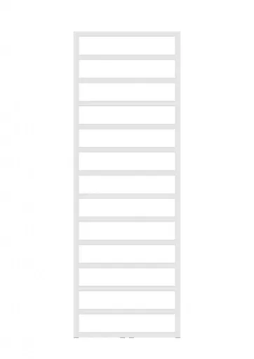HOPA - Kúpeľňový radiátor PERTH biela farba - Farba radiátora - Biela, Rozmer radiátora - 500 × 1720 mm, výkon 640 W, Typ pripojenia - Stredové 50 mm RADPER501735SP