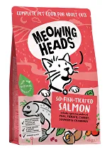 MEOWING HEADS Takto upravený losos 4kg + 1,5kg balení zdarma (Senior Moments)