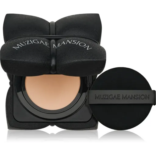 MUZIGAE MANSION Sleek Matt Cushion dlhotrvajúci make-up v hubke SPF 50+ pre dokonalý vzhľad odtieň N23 15 g
