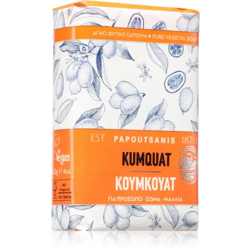 PAPOUTSANIS Kumquat tuhé mydlo 150 g