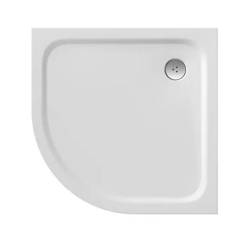 Ravak Chrome sprchová vanička štvrťkruhová 90x90 cm liaty mramor xa247701010 EL90PROCHROM0