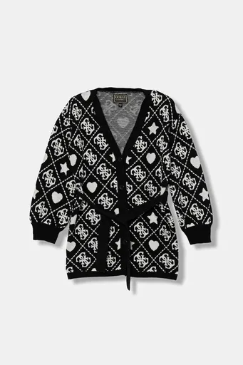 Detský kardigan s prímesou vlny Guess