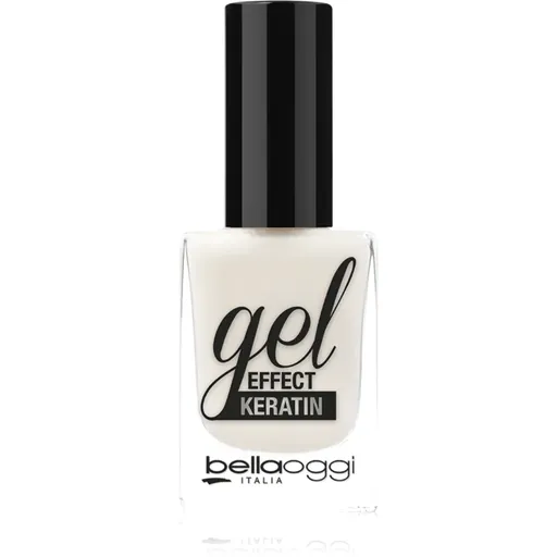 bellaoggi Gel Effect Keratin Nail Polish lak na nechty odtieň White Angel 10 ml