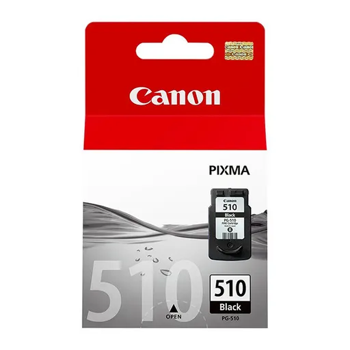 Canon originál ink PG-510 BK, 2970B001, black, 220str., 9ml, výpredaj, cena platná do vypredania zásob, čierna