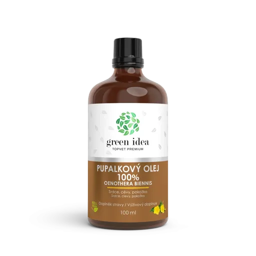 Pupalkový olej 100 % – 100 ml – Green idea