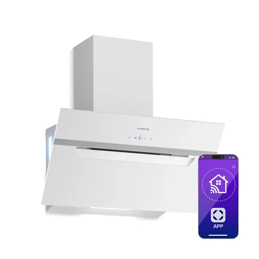 Klarstein BigBite šikmý digestor | režim odsávania vzduchu a recirkulácie | bezpečnostné sklo | 417 m³/h | 60 cm