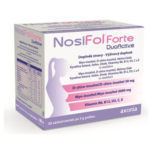 NosiFol Forte DuoActive vrecká 30 x 4 g