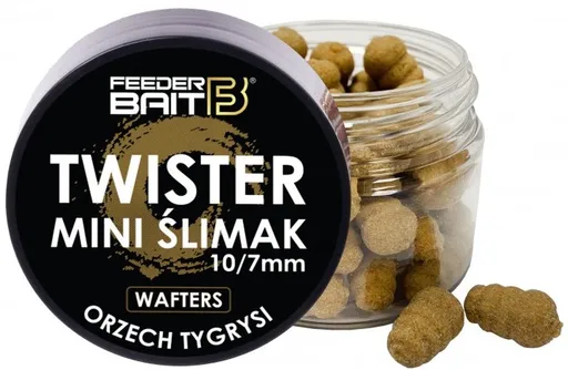 Feederbait twister mini šlimak wafters 10/7 mm 25 ml - tygrí orech