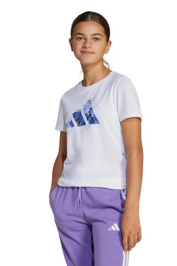 Detské tričko adidas biela farba, JI9089