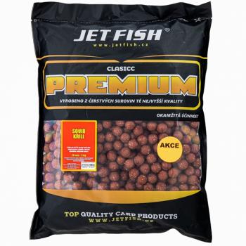 Jet fish boilie premium clasicc 5 kg 24 mm - squid / krill