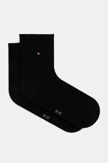 Ponožky Tommy Hilfiger dámske, čierna farba, 701228931