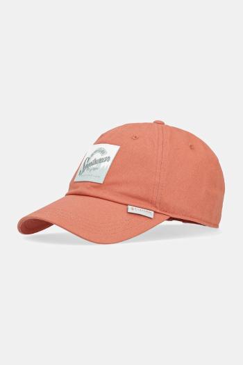 Bavlnená šiltovka Columbia Provisions Ball Cap oranžová farba, s nášivkou, 2096351