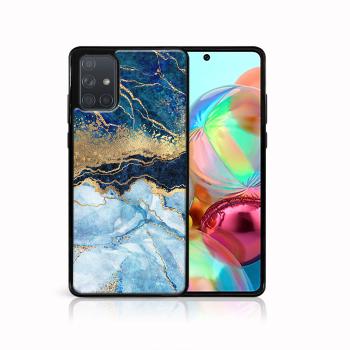 MY ART Ochranný obal Samsung Galaxy A71 -BLUE MARBLE (141)