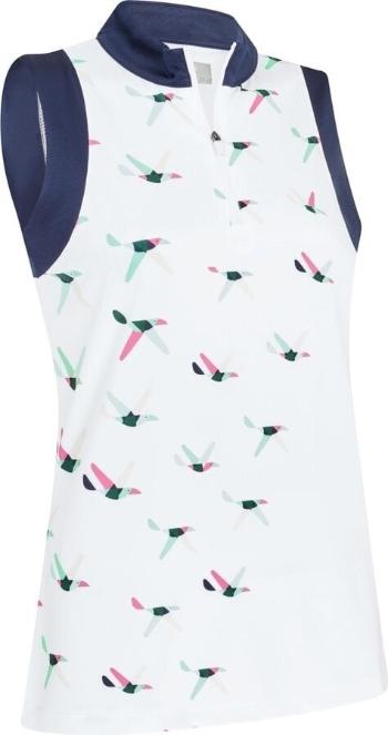 Callaway Birdie Sleeveless Womens Brilliant White XL Polo košeľa