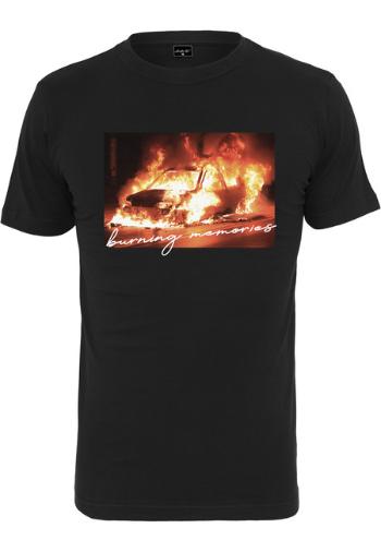 Mr. Tee Burning Car Tee black - L