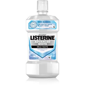 Listerine Advanced White Mild Taste ústna voda s bieliacim účinkom 500 ml