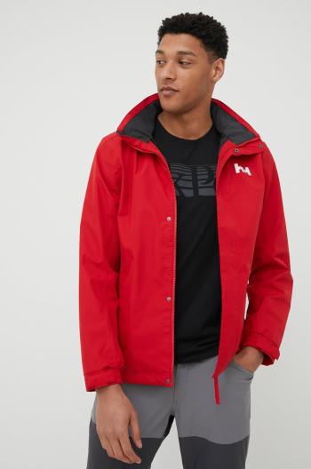 Turistická bunda Helly Hansen Dubliner 62643-514, červená farba, gore-tex