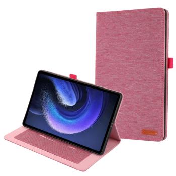 FABRIC Zaklápací obal pre Xiaomi Pad 6 / Pad 6 Pro ružový