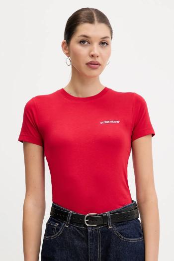 Tričko Guess Jeans dámske, zelená farba, W4YI02 J1314