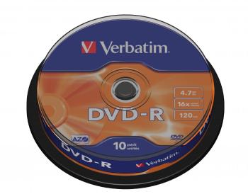 VERBATIM 43523 DVD-R 4.7GB/10 CAKE