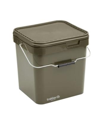 Trakker Plastový kýbl Olive Square Container 17l,Trakker Plastový kýbl Olive Square Container 17l