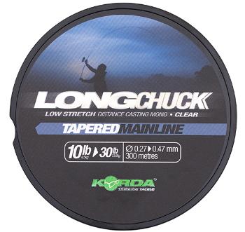 Korda vlasec longchuck tapered mainline clear 300 m - 0,27-0,47 mm 10-30 lb