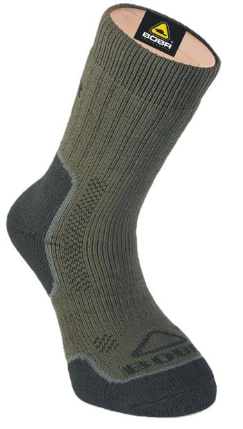 Bobor ponožky záťažové khaki - 41-42