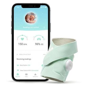Owlet Smart Sock 3 - Inteligentná ponožka 0-18 mesiacov (Svetlozelená) (850017640122)